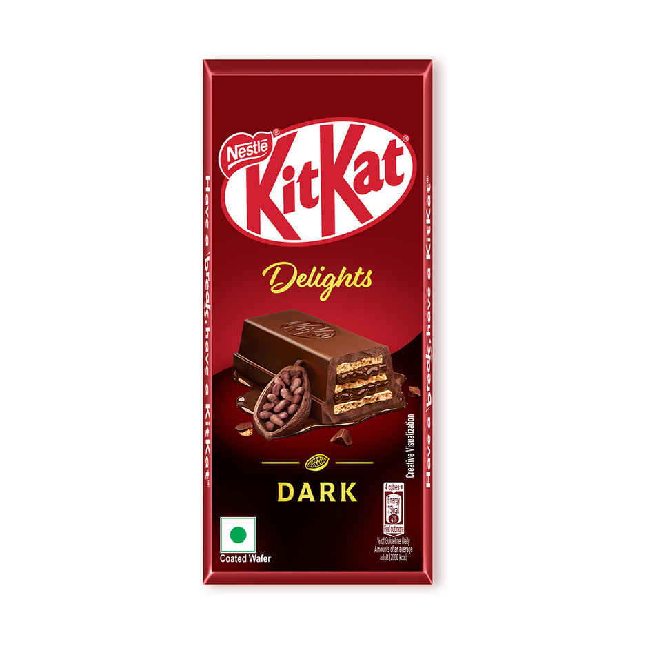 Nestle KitKat Delights Dark Chocolate Coated Wafer Bar