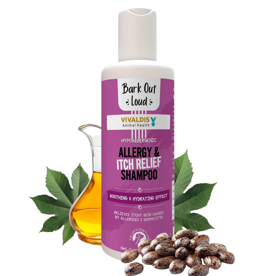 Bark Out Loud Hypoallergenic Allergy & Itch Relief Shampoo for Cats & Dogs