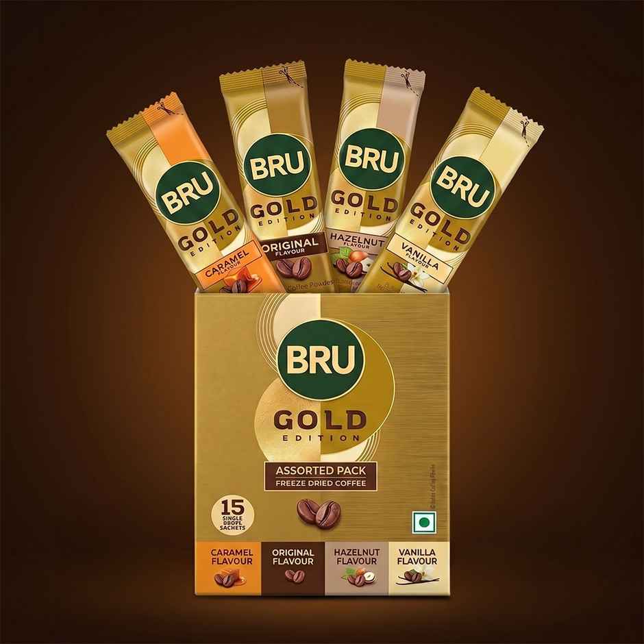 Bru Gold Flavoured Coffee Assorted Stick Sachets