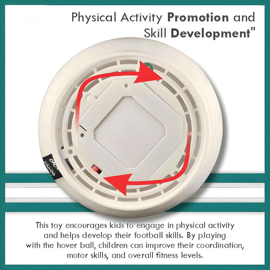 Fablue Floating Hover Football Toy for Kids - USB Type C Rechargeable | Green