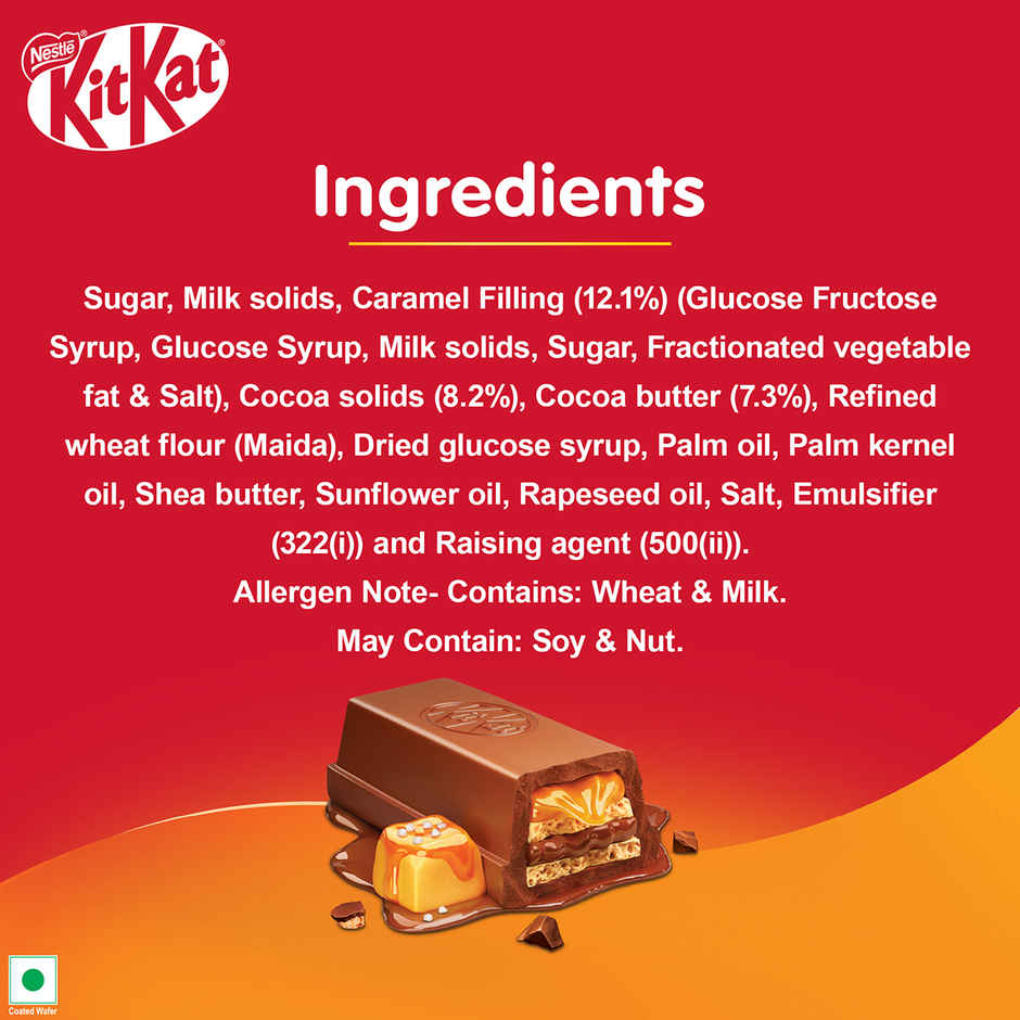 Kitkat Delights Salted Caramel Choco Coated Wafer Bar