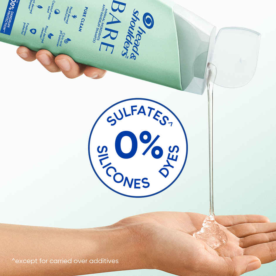 Head & Shoulders BARE Pure clean Anti Dandruff Shampoo