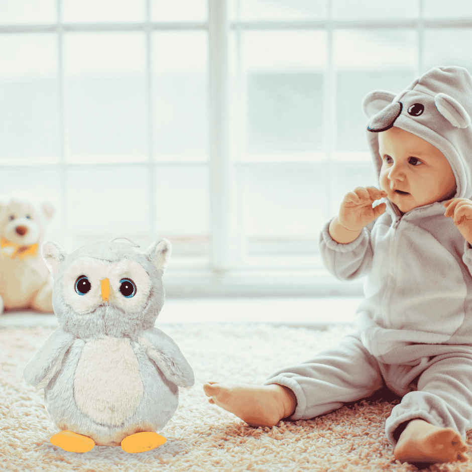 Toytales PB Owlie 35 cm |Soft Toy | Plushie Stuffed Bird Animal | Toys For Kids | Birthday Gift