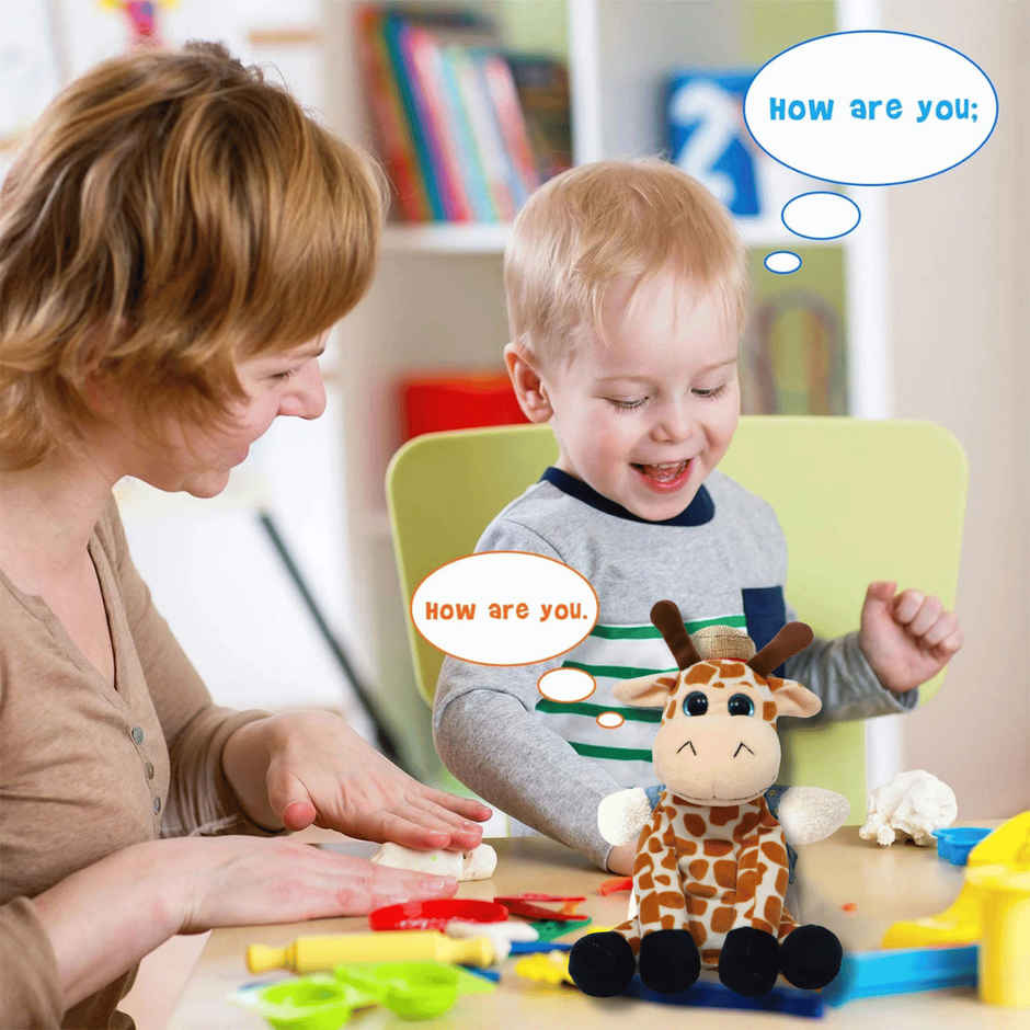 Toytales Giraffe | Plushies | Soft Toys | Electronic Toys| Birthday Gifts | Jumping Toys