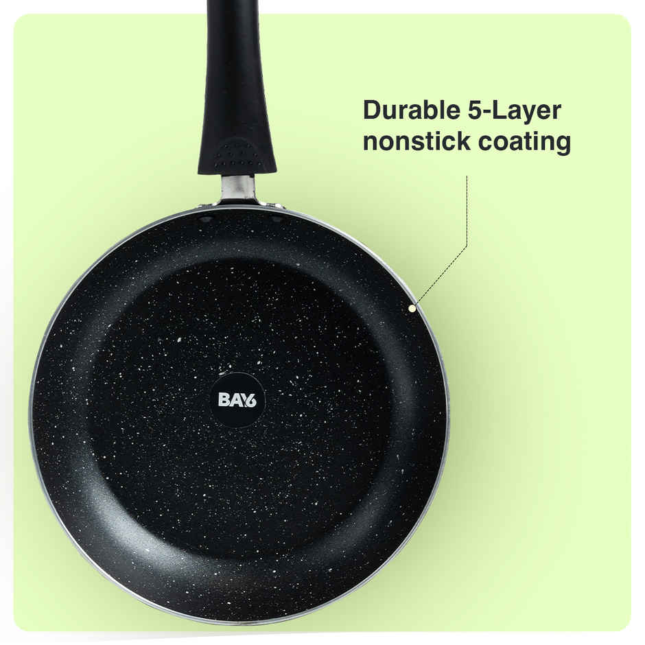 BAY6 Nonstick Fry Pan | 24 cm - Grey