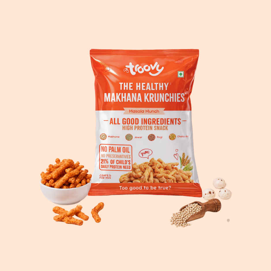 Troovy Makhana Krunchies | High Protein, No Palm Oil