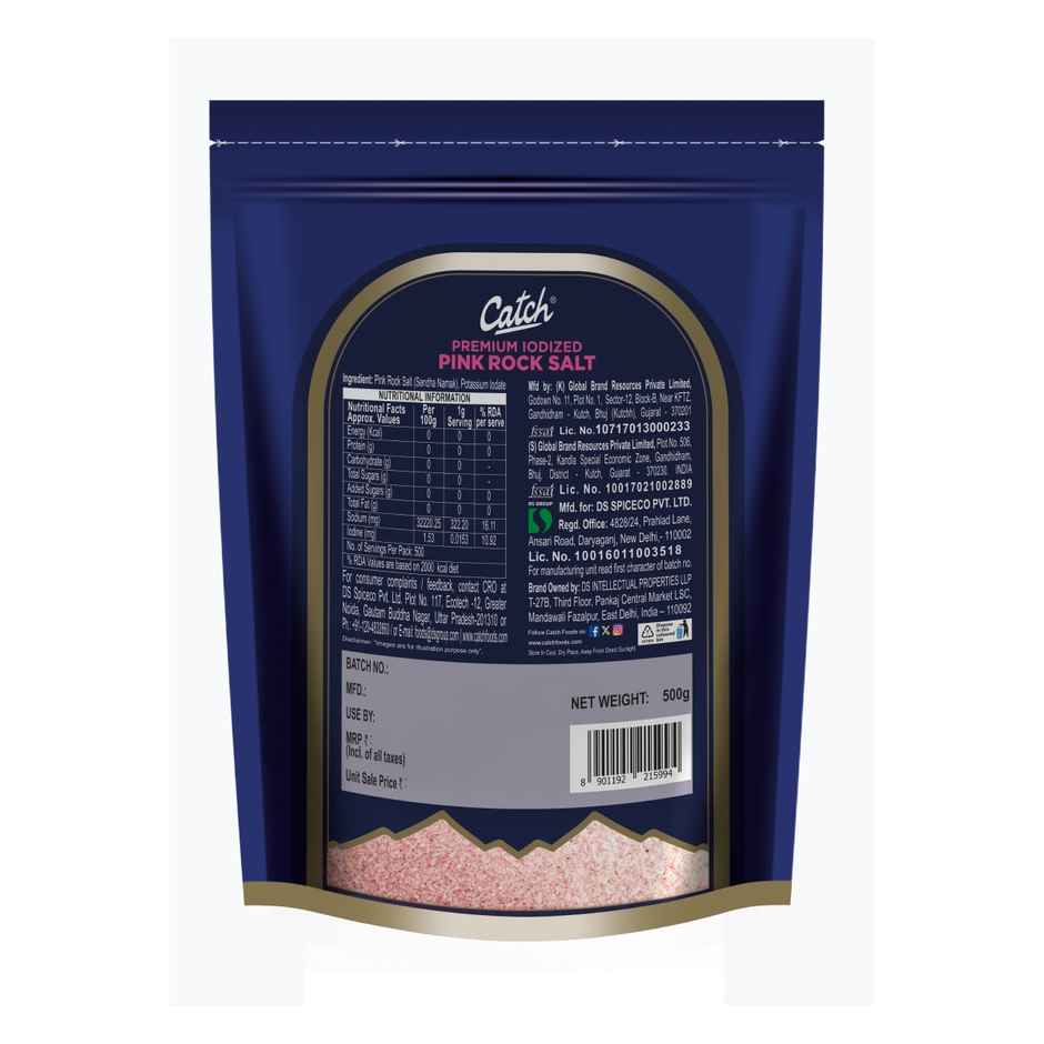 Catch Premium Iodized Pink Rock Salt