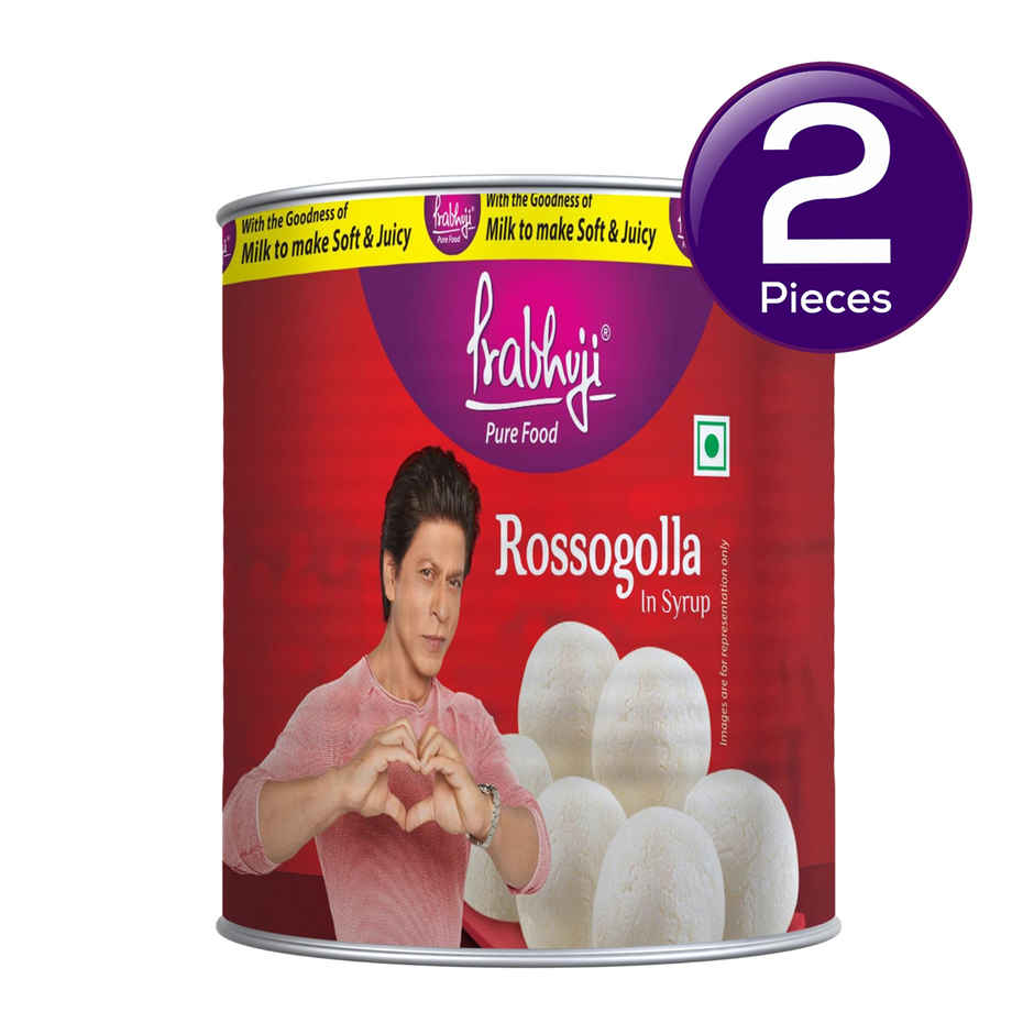 Haldiram Prabhuji Rosogolla (Tin) Combo