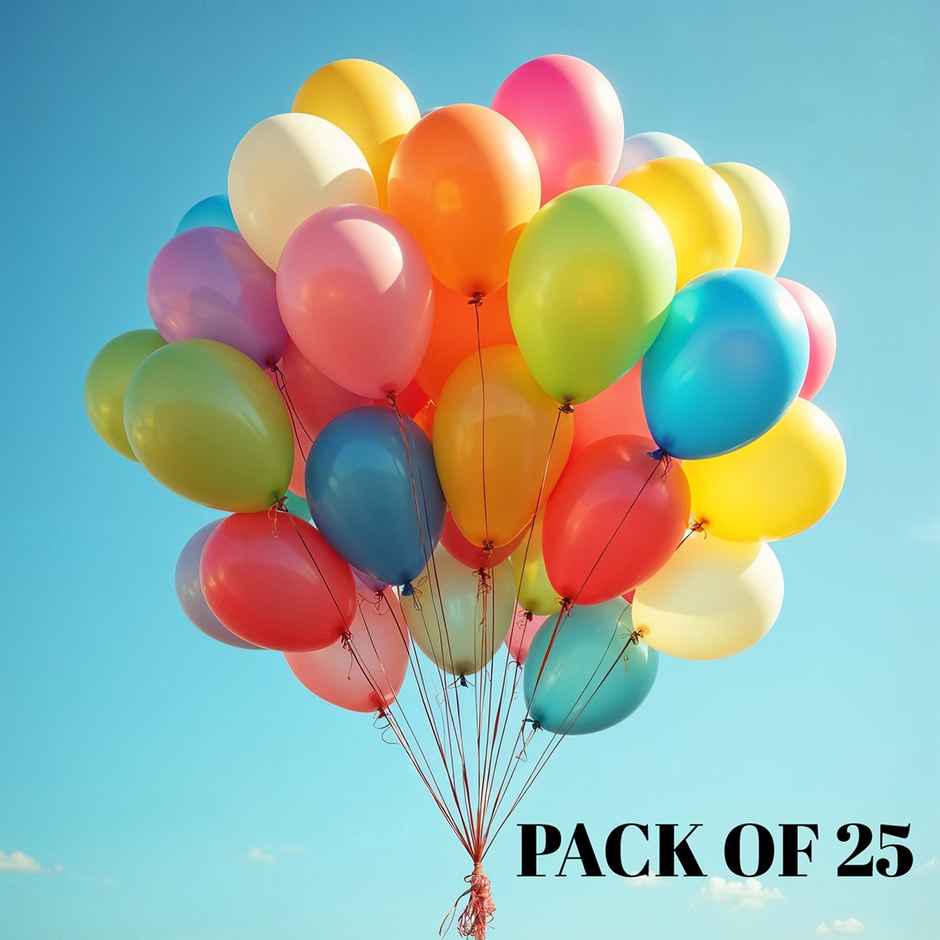 Multicolor Balloons | Happy Birthday Decoration | Latex Party Balloons | Propcon