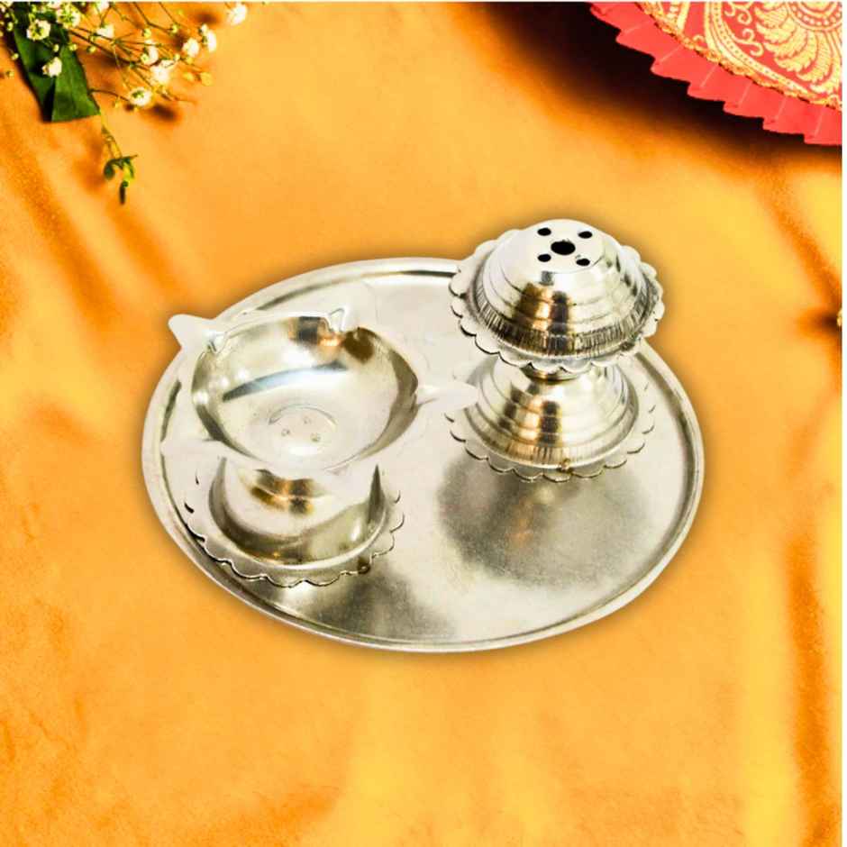 Mini Agarbatti Diya Thali | Shubhkart