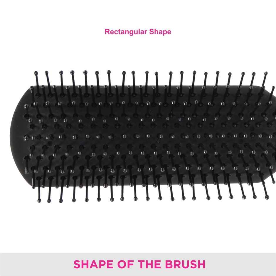 VEGA Flat Hair Brush for Men and Women| Black|E17-FB