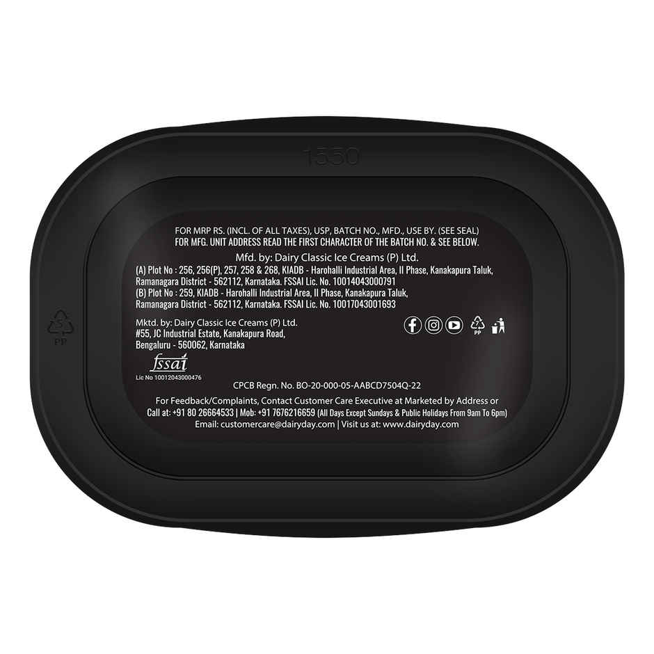 Dairy Day Black Currant Ice Cream Tub | Fruity & Creamy