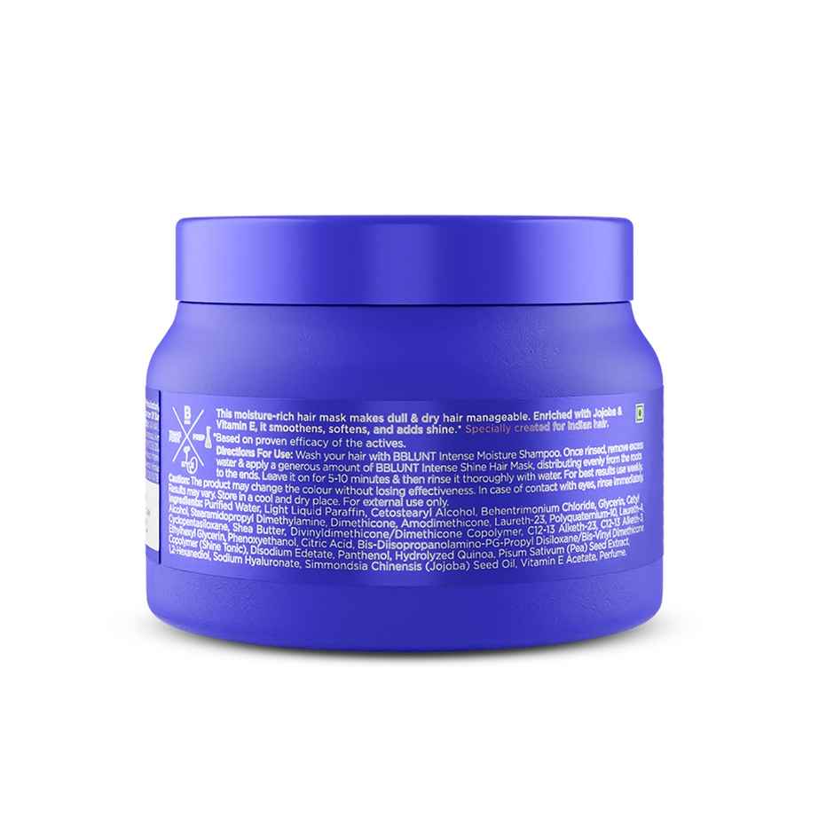 BBlunt Intense Moisture Hair Mask With Jojoba Oil & Vitamin E
