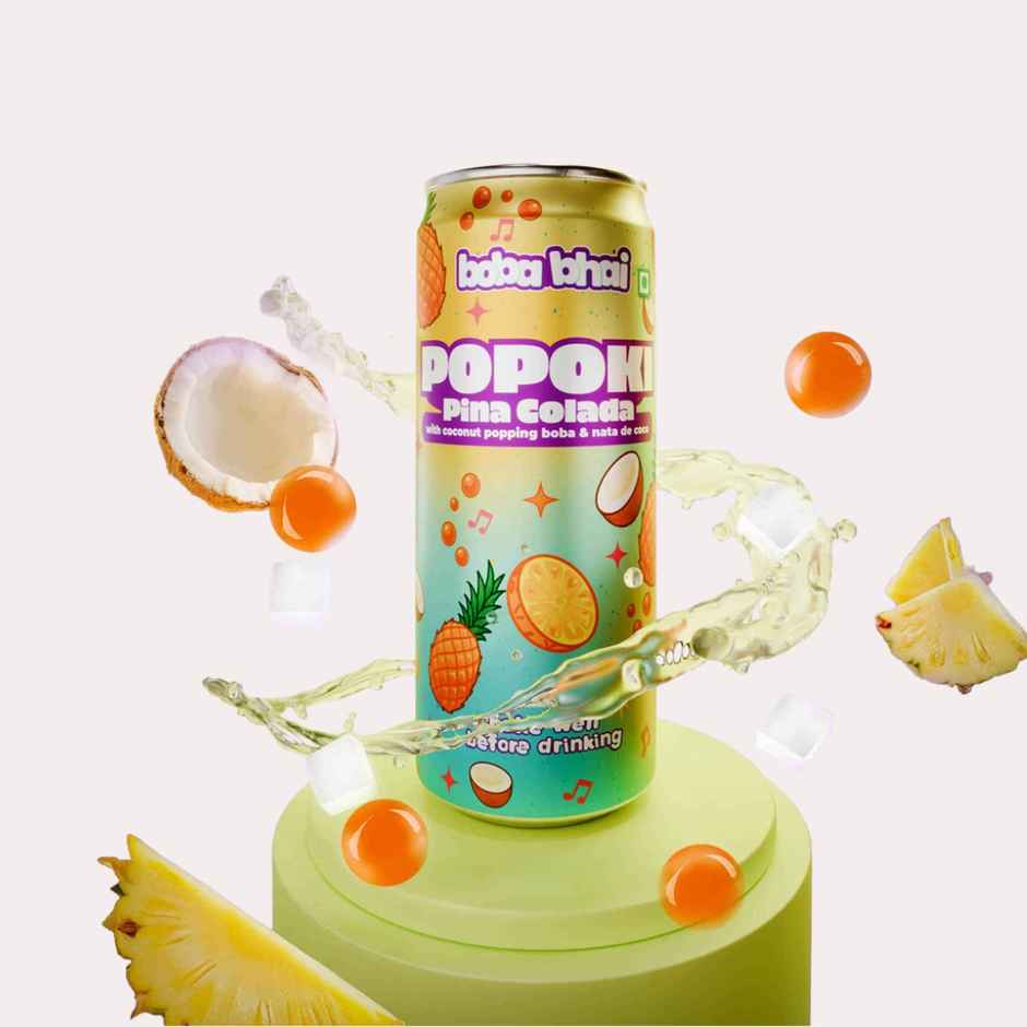 Boba Bhai Pina Colada With Popping Bubbles & Nata De Coco