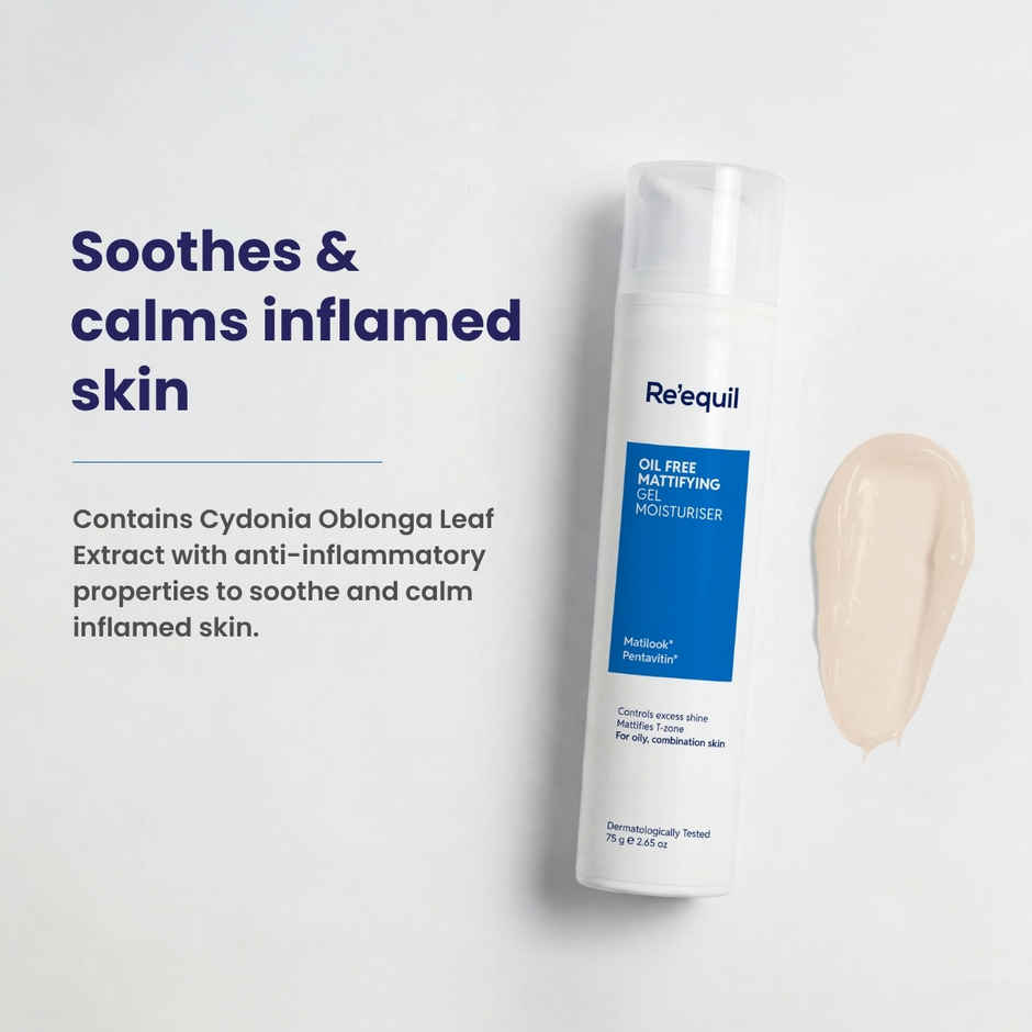 Re'equil Oil Free Mattifying Gel Moisturiser