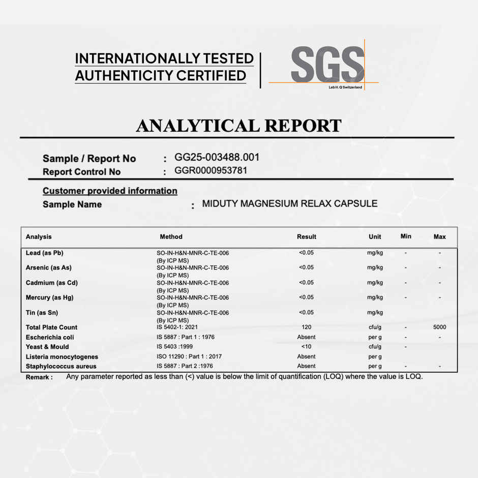 Miduty Magnesium Relax
