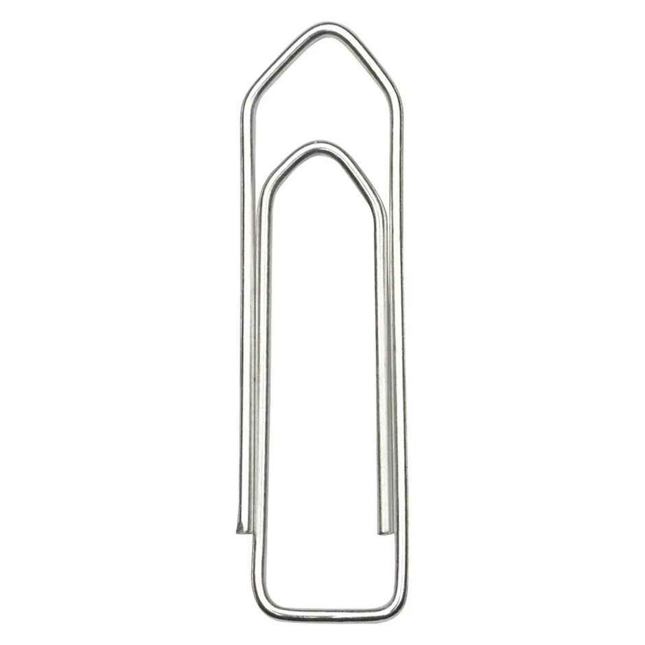 Saya U Clips - 36mm Metal Steel Gem Clips for Paper Organization - 50 Clips per Pack