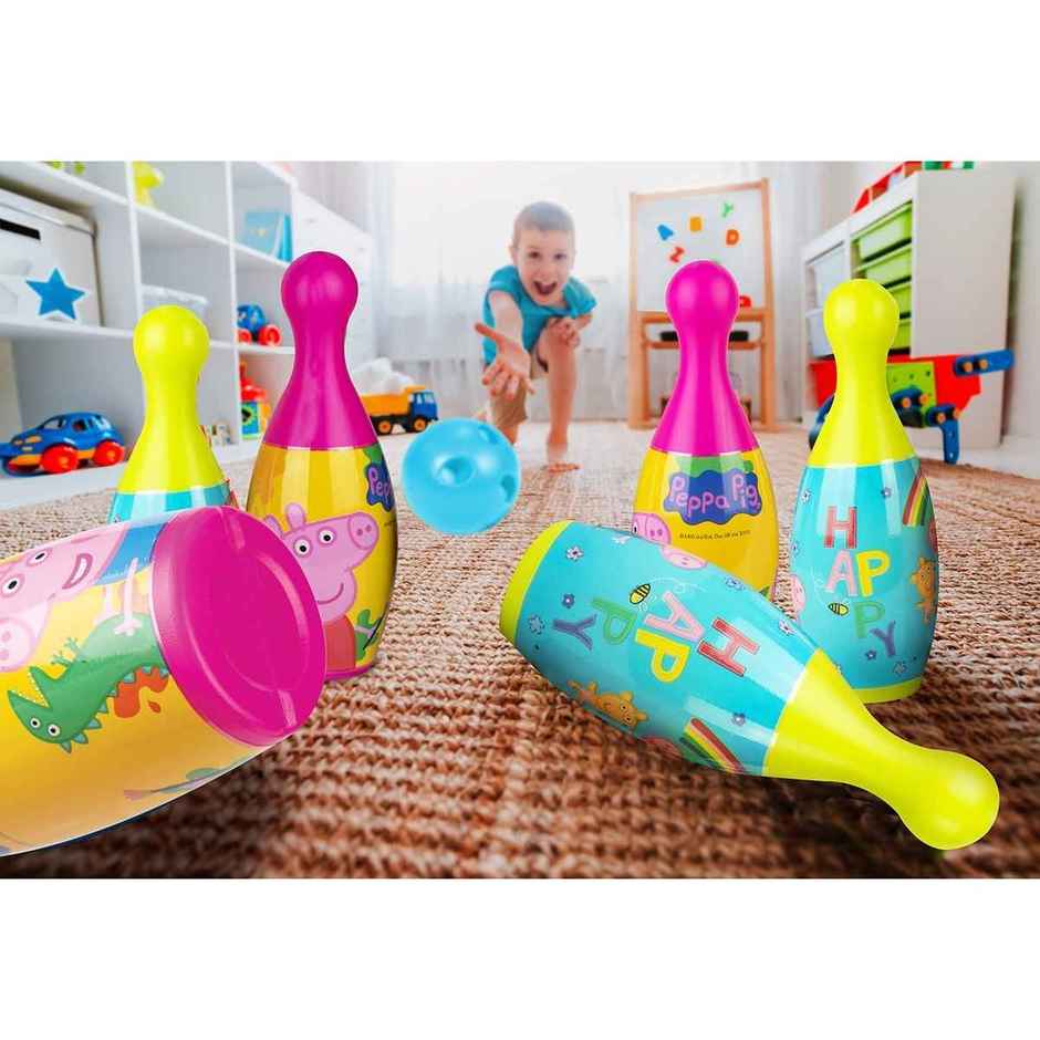 ITOYS Bowling Set Pvc-Peppa Pig (Assorted)