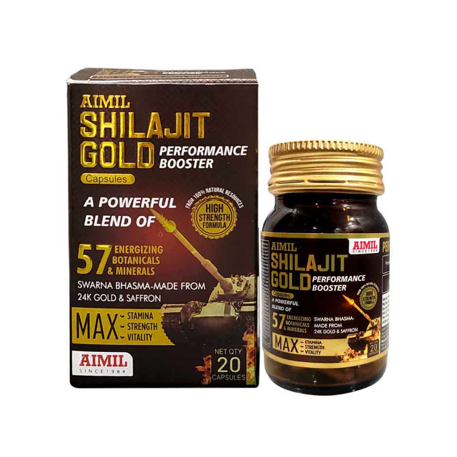 Aimil Shilajit Gold Capsule