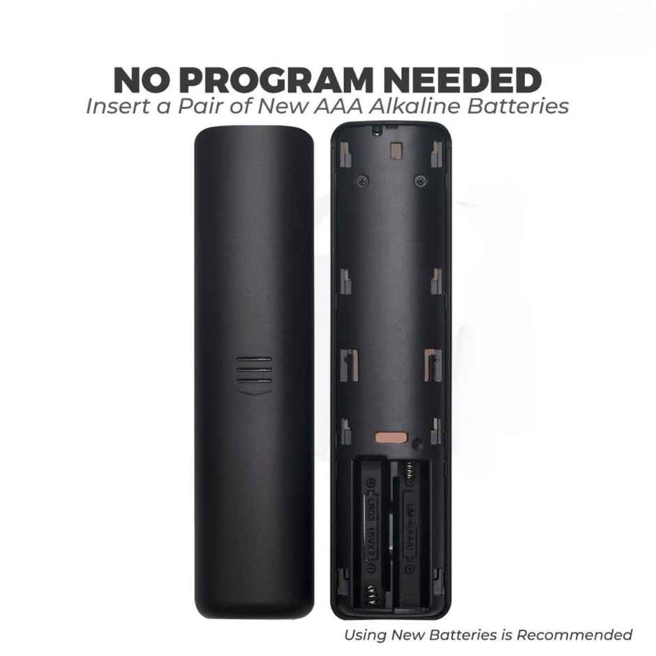 Ailkin Non-Voice Remote for TCL Smart TVs| Lightweight & Durable Design| Black