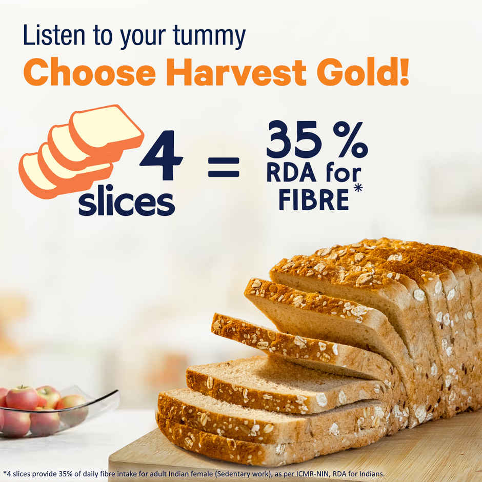 Harvest Gold - Multigrain Bread- 13 Grains & Seeds (Zero Maida)
