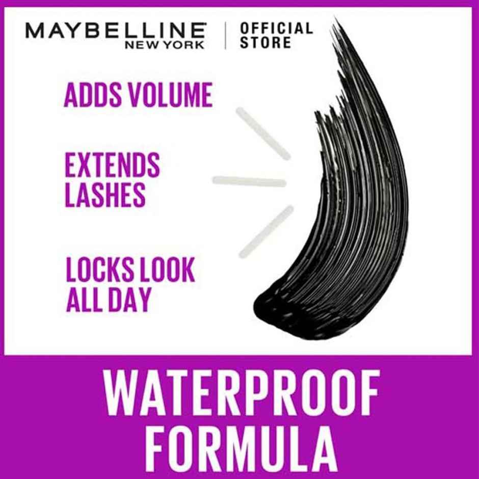 Maybelline New York Mascara, No Clumps, Transfer-Proof, Volumizing, Falsies Lash Lift, Black