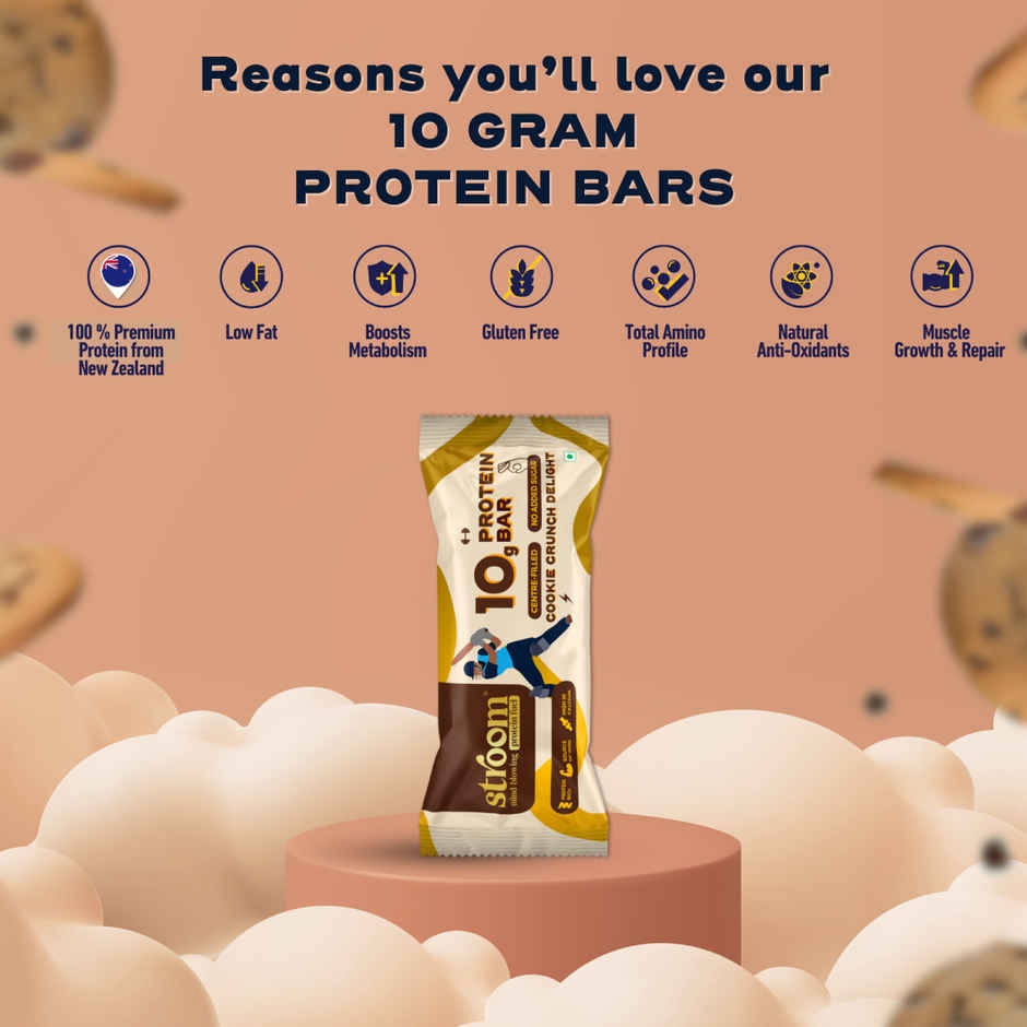 Stroom Cookie Crunch Delight 10G Protein Bars