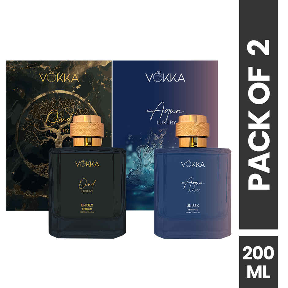 Vokka Oud Aqua Unisex Luxury Long Lasting EDP Aqua Woody Musky