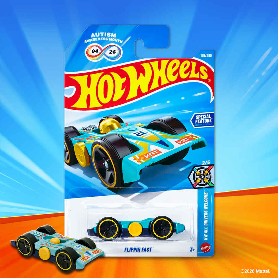 Hot Wheels Worldwide Basic HW Flippin Fast Car Toy for Kids & Collectors