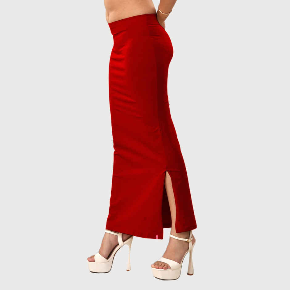 Lyra Women's Saree Shaper | Red - Free Size