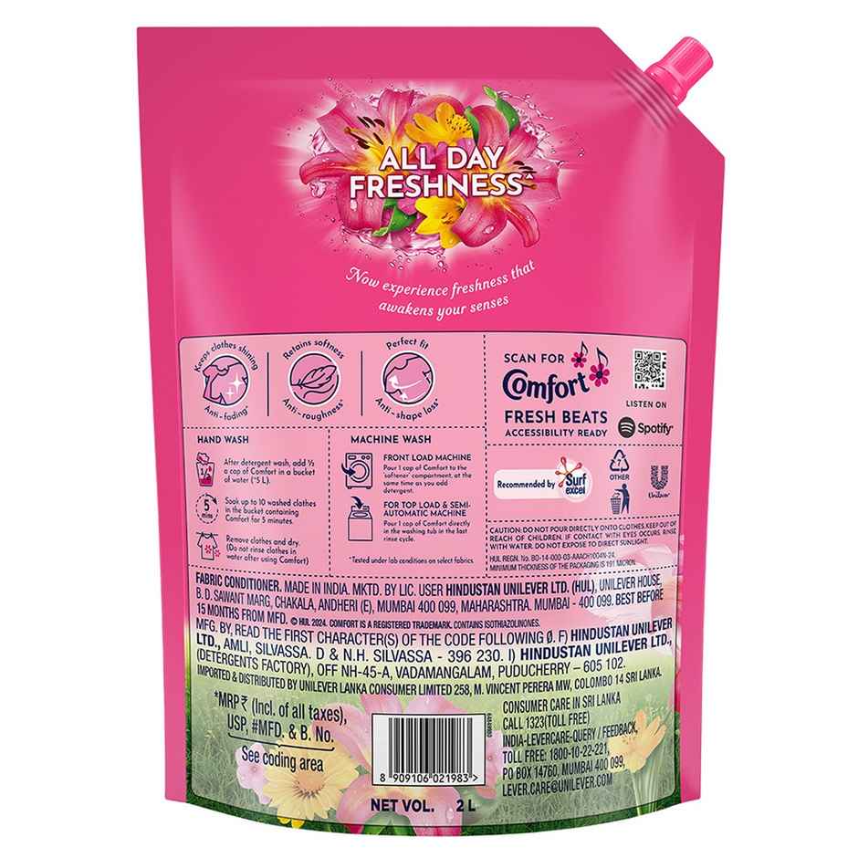 Comfort Lily Fresh After Wash Fabric Conditioner