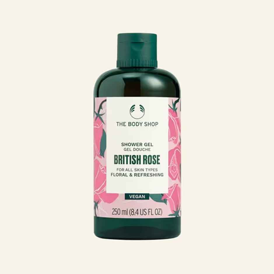 The Body Shop Lather & Slather British Rose Gift Set