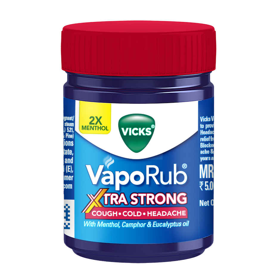 Vicks Vaporub Xtra Strong - Extra Strong Cold Relief Combo