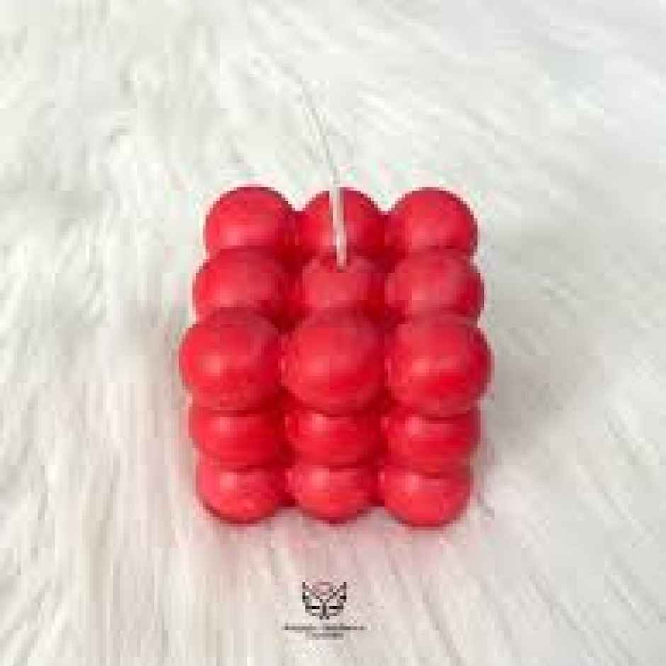 Samsidhi Scented Bubble Candle (Rose)