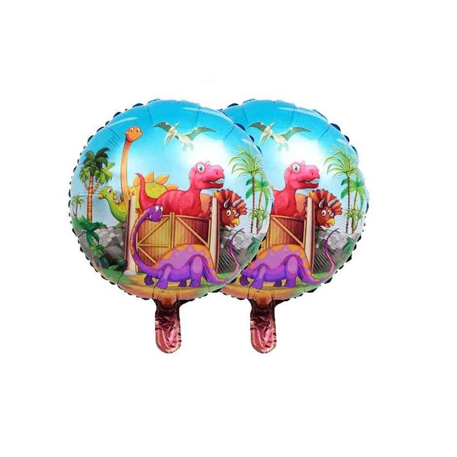 Large Dinosaur Foil Balloons | Pack Of 5 | Party Propz