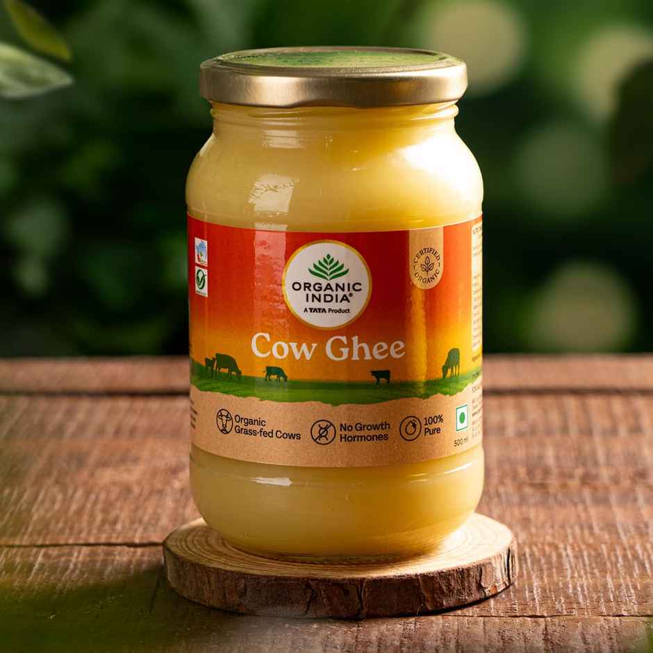 Organic India Pure Cow Ghee, Lab tested on 600+ Parameters, Certified Organic