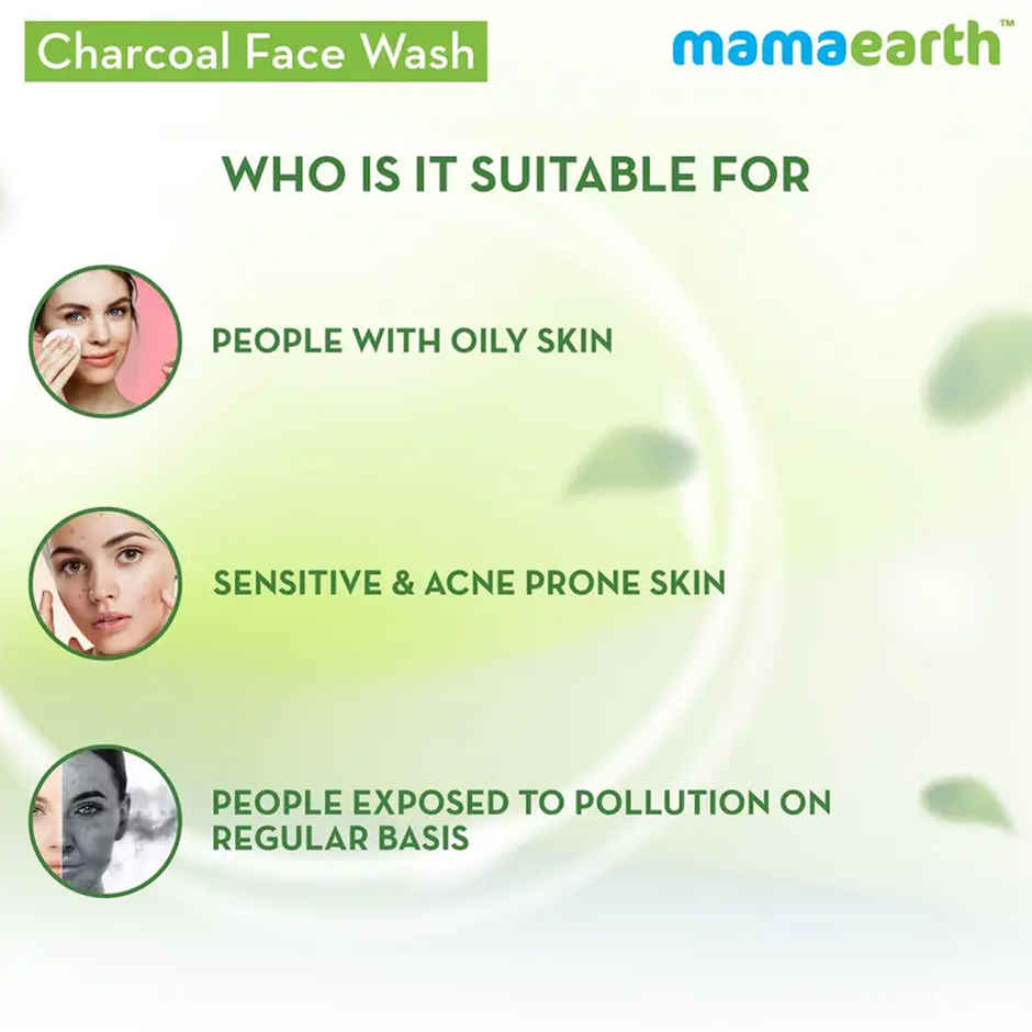 Mamaearth Charcoal Face Wash With Activated Charcoal And Coffee For Oil Control