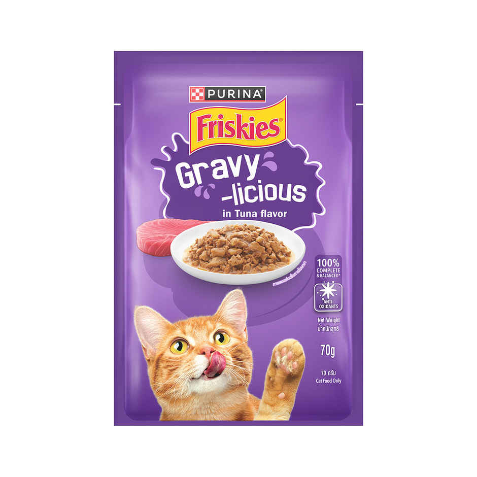 Purina Friskies Gravy Licious Cat Food Tuna Flavour