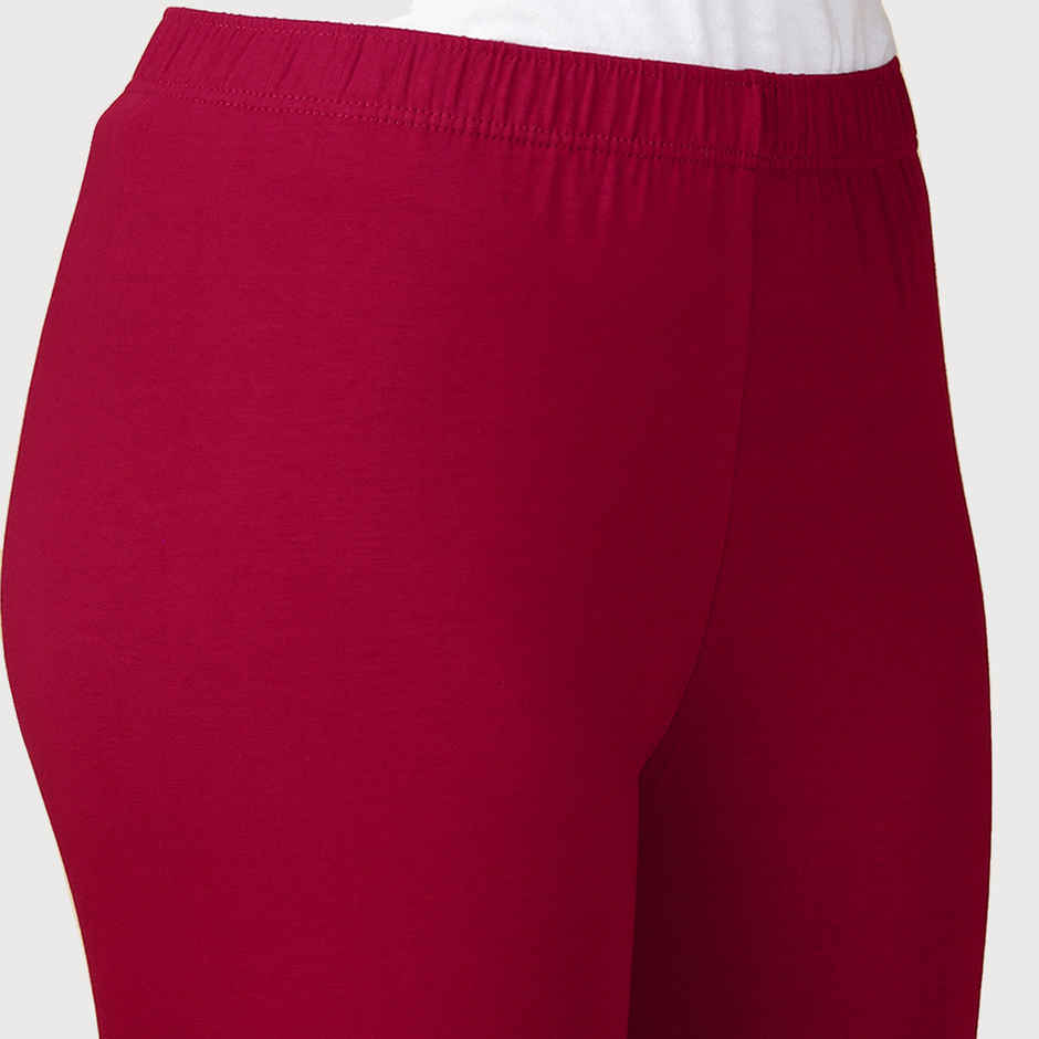 PYNK By Lux Cozi Super Soft 360 Stretch Premium Cotton Capri | Queen Pink | Free Size