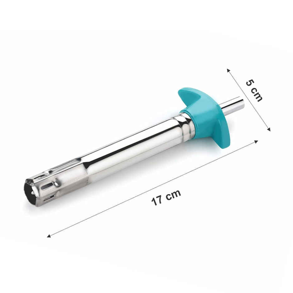 Crystal Aristo Stainless Steel Gas Stove Lighter | Colour May Vary