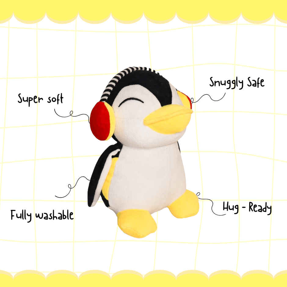 Toytales Penguin Soft Toy | Plushie Stuffed Animal | Toys For Kids Boys Girls Birthday Gift