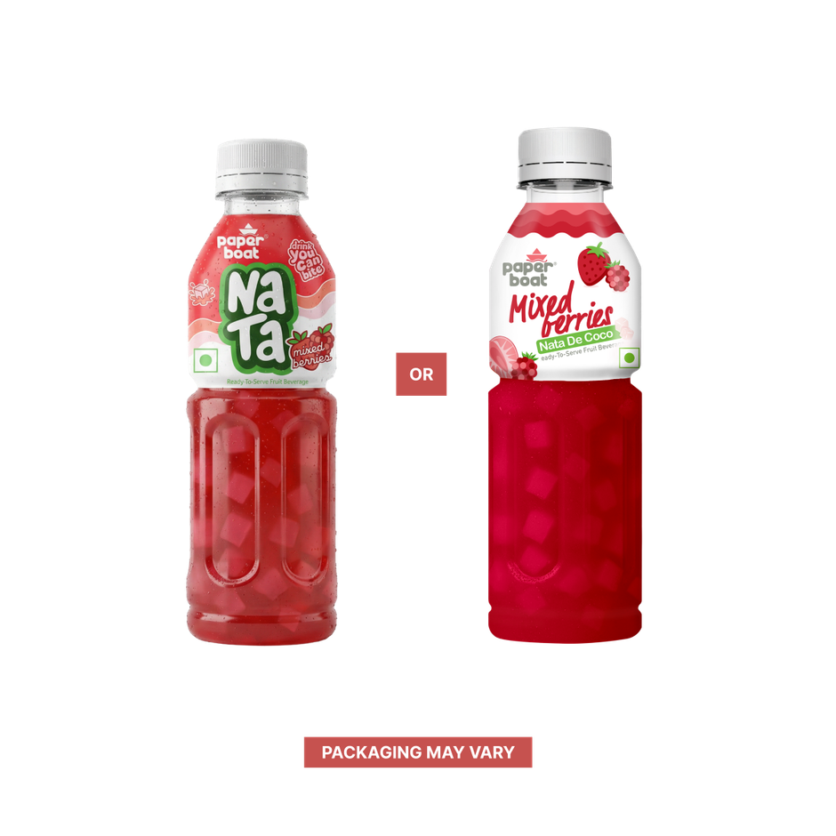 Paper Boat Nata De Coco - Mixed Berries PET Combo