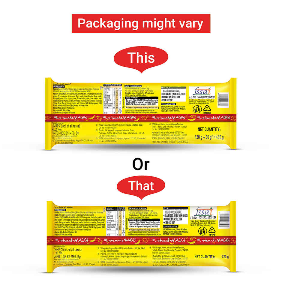 MAGGI 2-Minute Instant Noodles | Masala Noodles | Made With Quality Spices