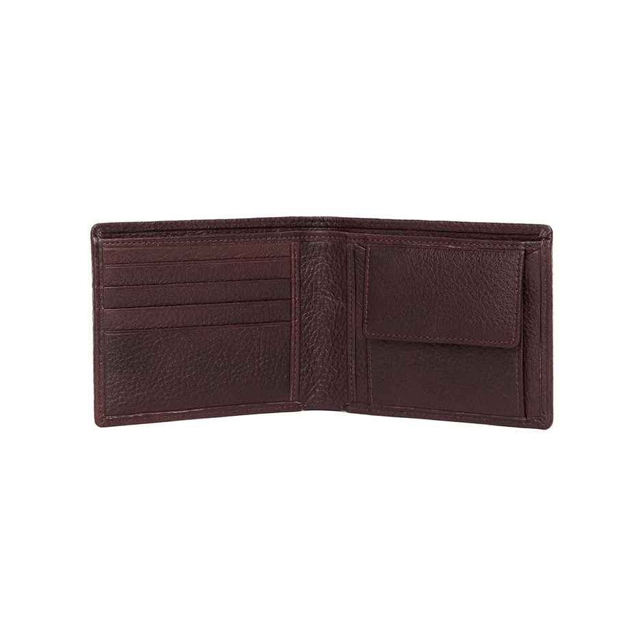 Wildhorn Men's Solid Genuine Leather Wallet and Belt Combo | Maroon - One Size