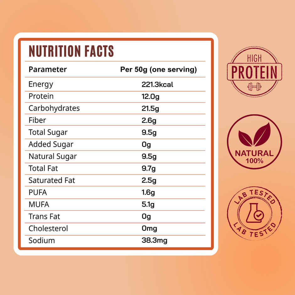 FitFeast Nutty Brownie Protein Bar (6) | 12g Protein | All Natural, Tastes Like Real Chocolate