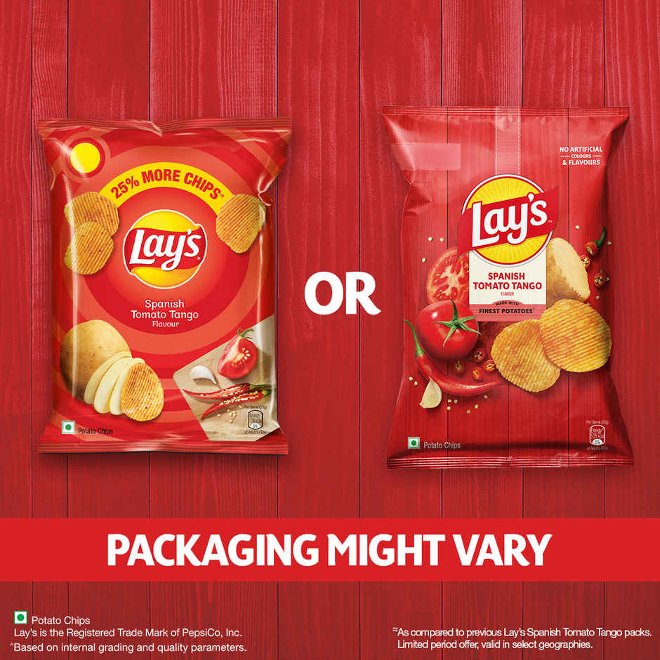 Lay's Spanish Tomato Tango Flavour | Potato Chips