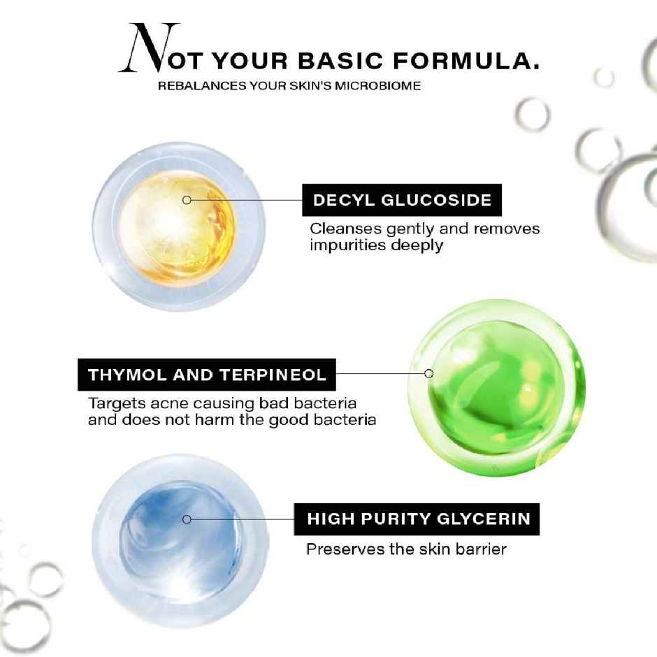 Novology Acne Clearing Face Wash | Face Wash For Acne | Whiteheads | Blackheads | Non-Drying