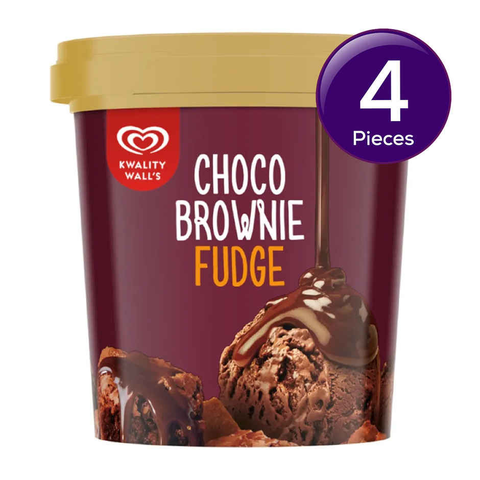 Kwality Wall's Choco Brownie Fudge Cup Combo