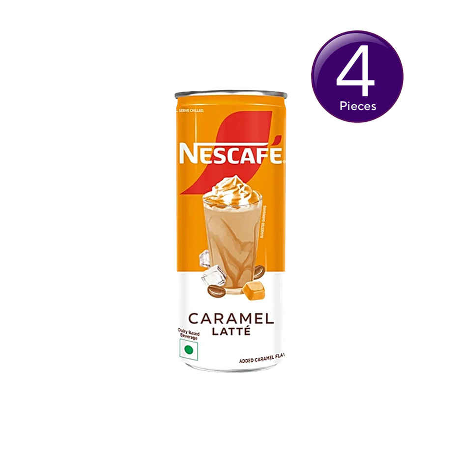 Nescafe Cafe Style Caramel Latte Cold Coffee Combo