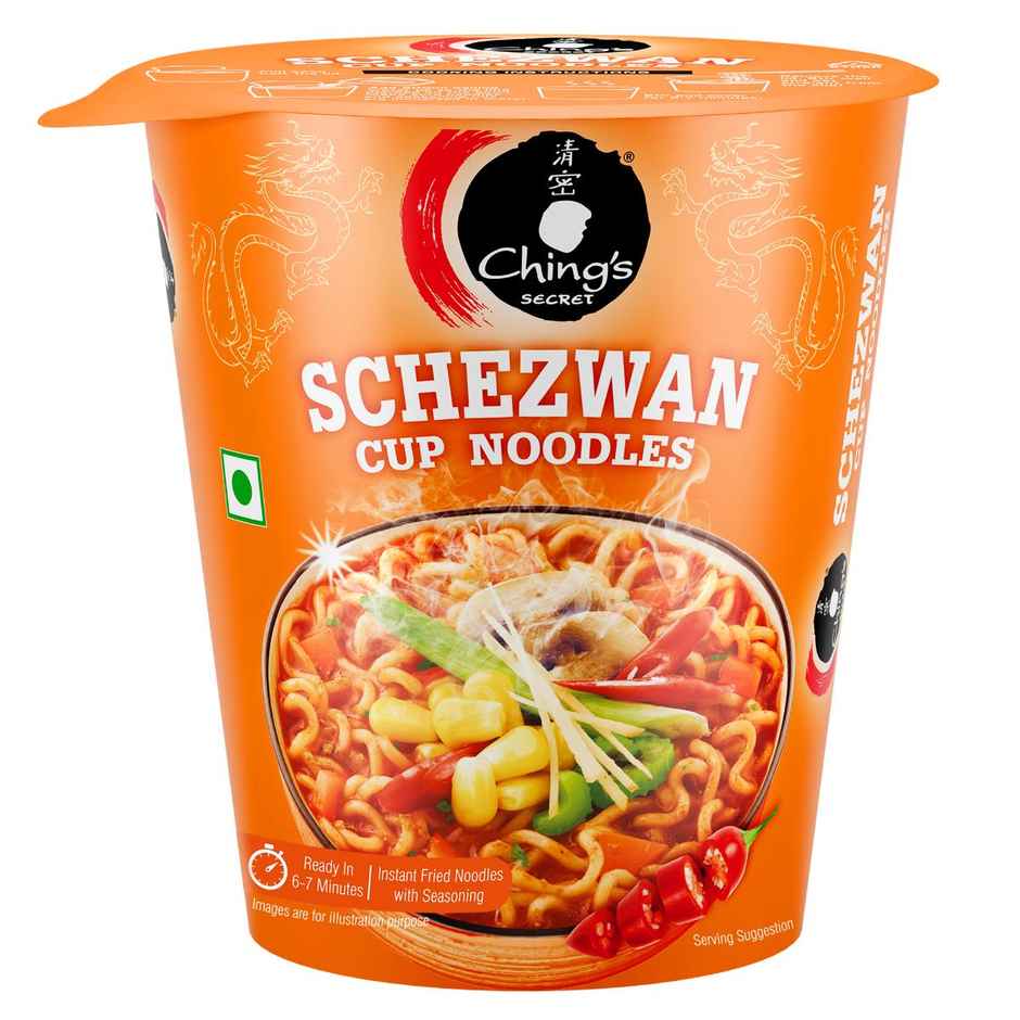 Ching's Secret Schezwan Cup Noodles | Ready in 6-7 minutes | Easy to Make | Pre-Seasoned Noodles